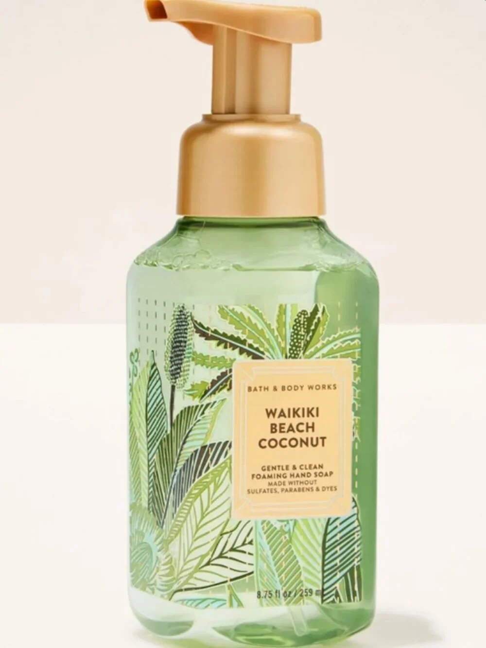 🥥Bath and Body Works Waikiki Beach Coconut Gentle & Clean Foaming Hand Soap NWT
